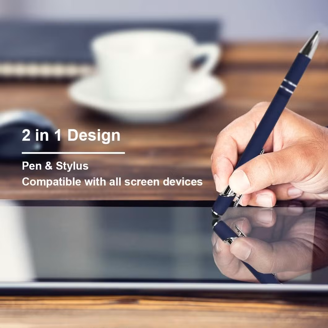 Top Quality Factory Price Promotional New Multifunction Ball Pen 2 in 1 Custom Logo Metal Customized Ballpoint Pens