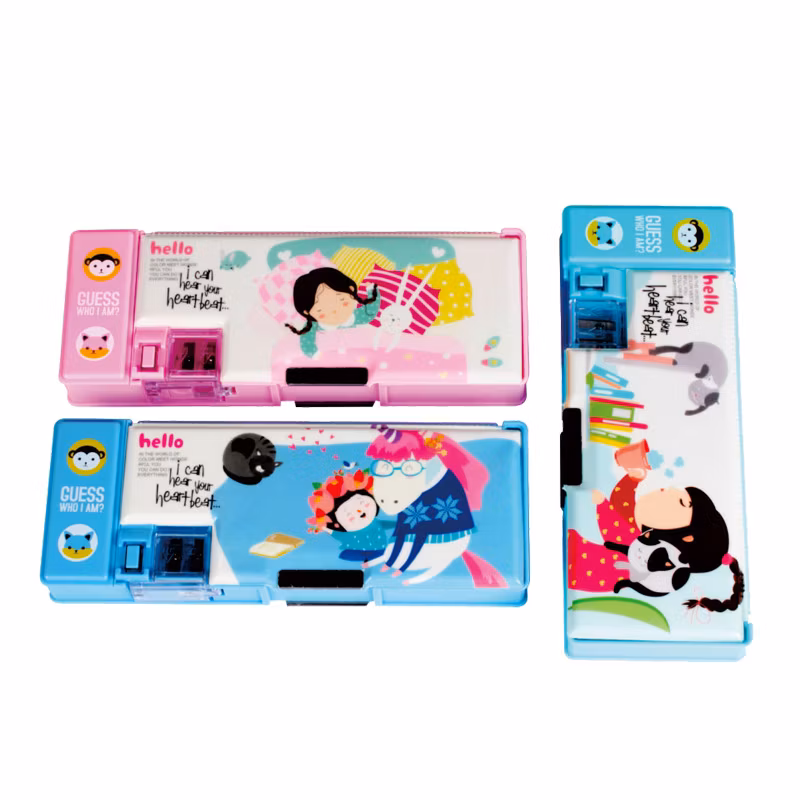 New Iterm Blank Warming Pattern Stationery Creative Colorful Pencil Case
