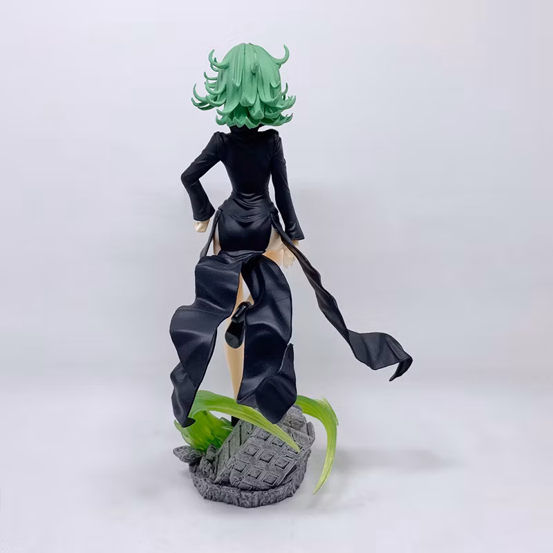 One Punch-Man Terrible Tornado S-Level Hero 2ND Place Tornado Power Standing Posture Model Cartoon-Character