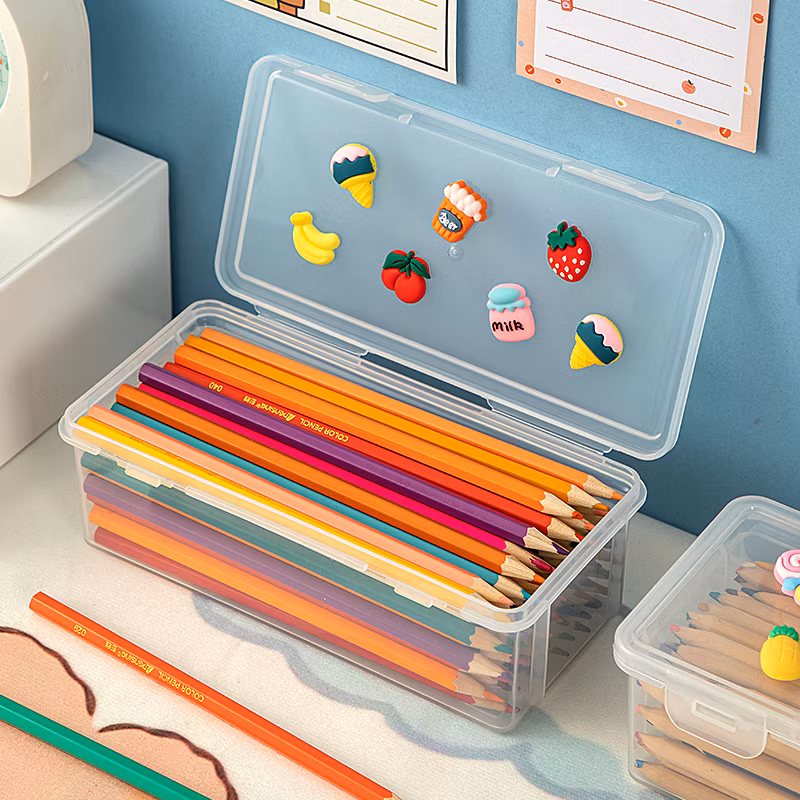 School Student Large Capacity Transparent Pencil Case Storage