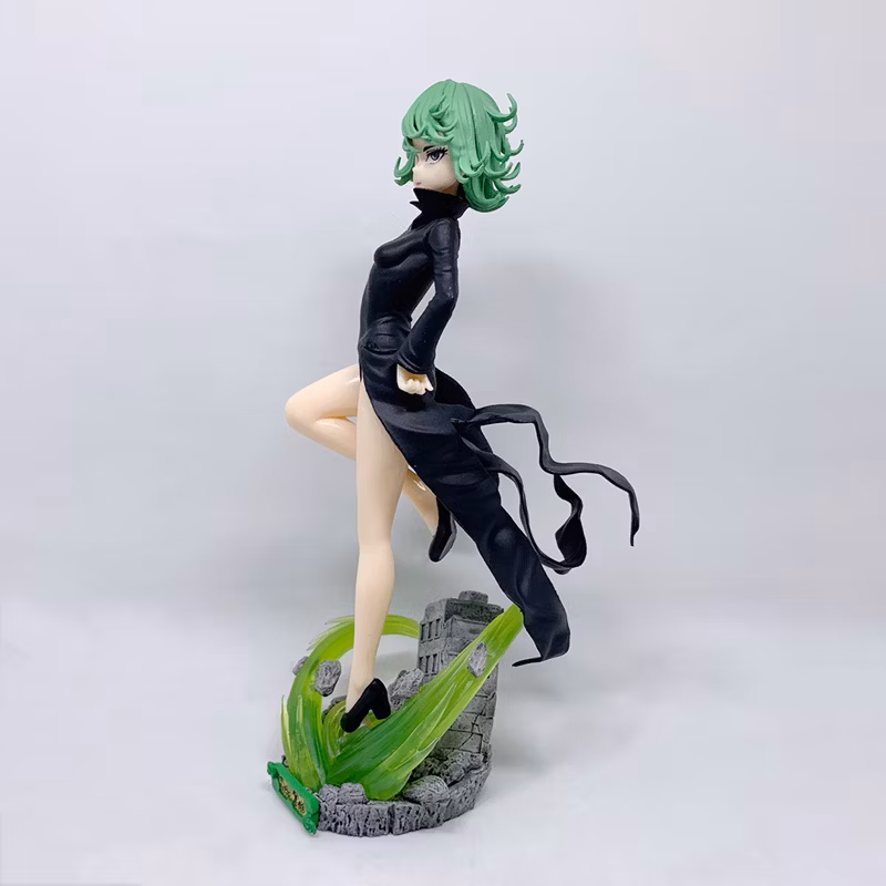 One Punch-Man Terrible Tornado S-Level Hero 2ND Place Tornado Power Standing Posture Model Cartoon-Character