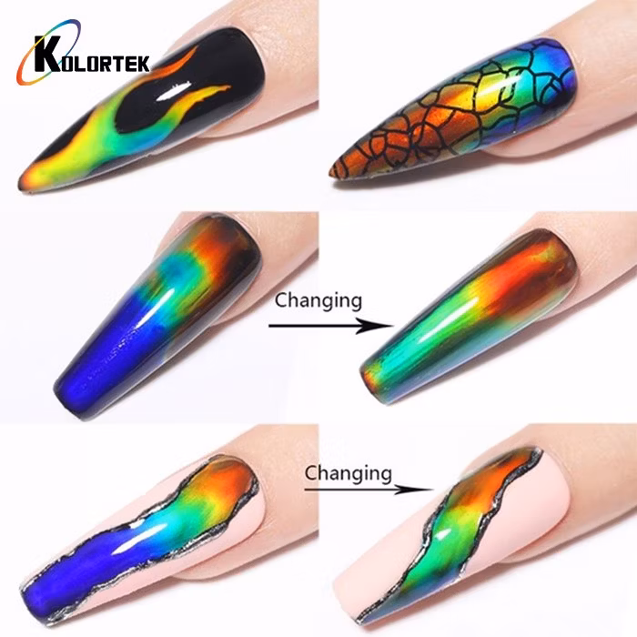 Private Label Magic Temperature Color Change Thermochromic Liquid Ink UV Gel