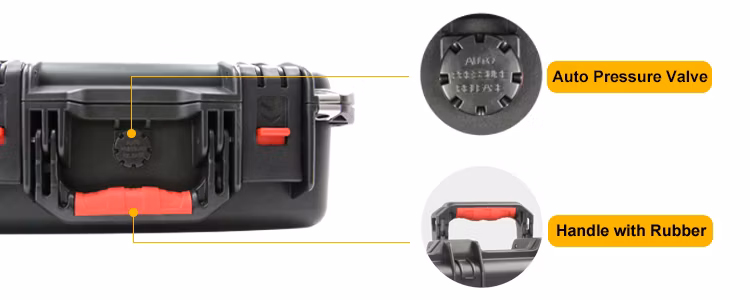 Ningbo Factory IP67 Safety Waterproof Shockproof Rugged Hard Plastic Equipment Instrument Carry Tool Protective Case