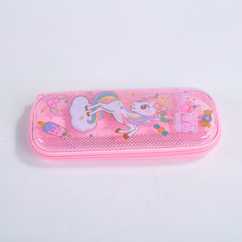 3D Pattern Zipper Large Capacity Primary School Stationery Pencil Case