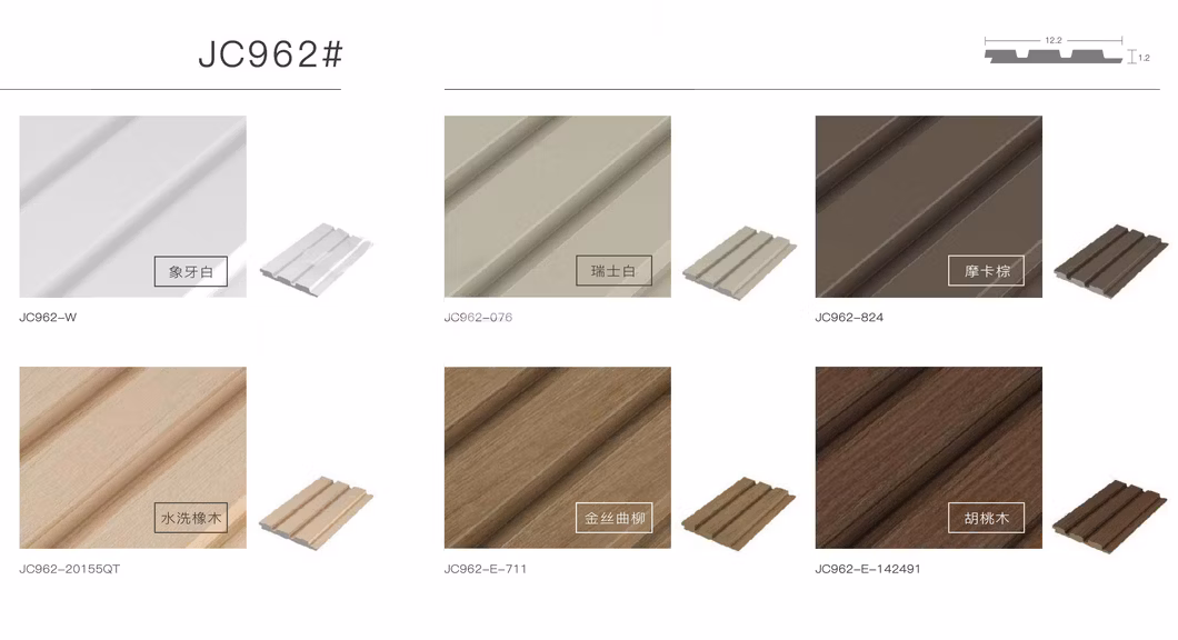 Fast Install Dirt Resistant Waterproof Moldings 3D Fluted PS Wall Panel