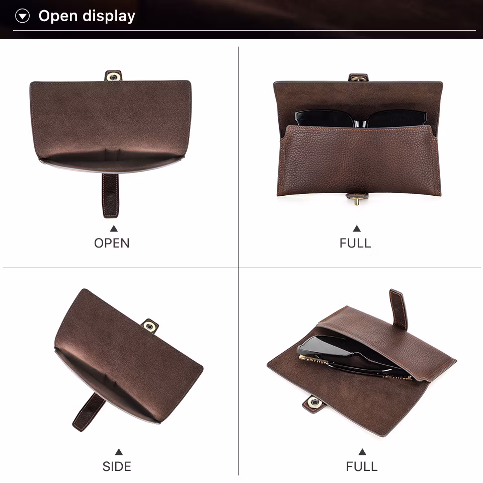 GA145 special logo sports box luxury brand cases customized leather custom unique storage pouch travel high quality whole sale sunglasses case