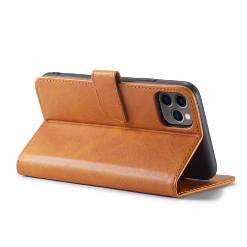 Faux Leather Wallet Card Holder Flip Stand Protective Case Cover for iPhone 12 13 14 Plus Pro Max