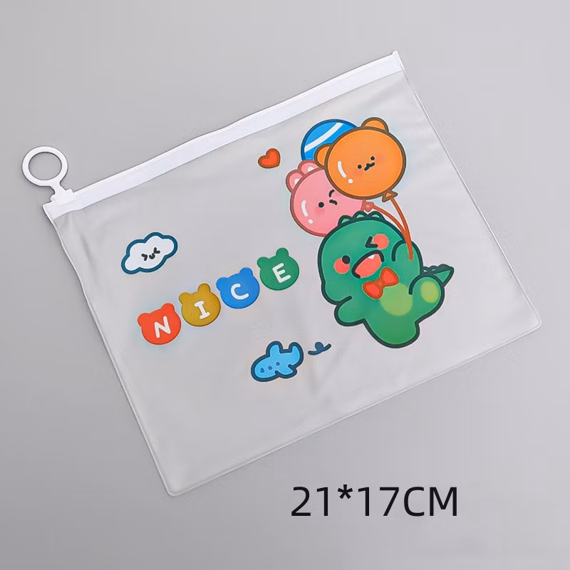 PVC Transparent Pen Box School Supplies Kawaii Waterproof Pencil Case