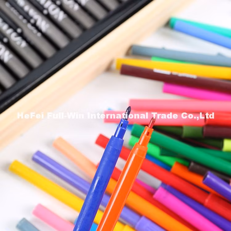 High Quality 251 PCS Wooden Box Stationery Art Set Painting Crayon Kids Pastels Artist