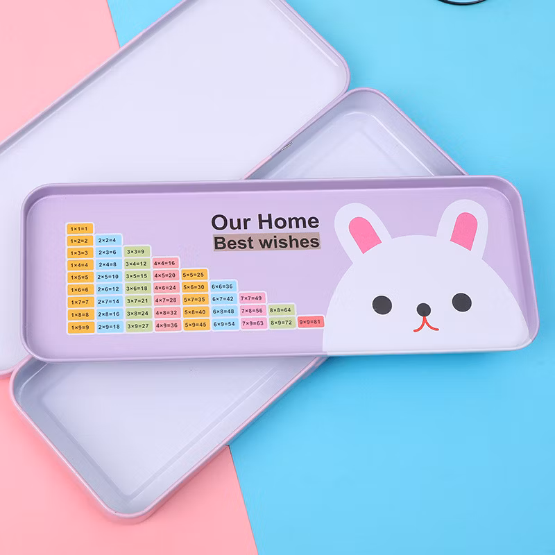 Wholesale Creative Double-Layer Cartoon Pencil Box Children′s Cute Stationery Pen Case