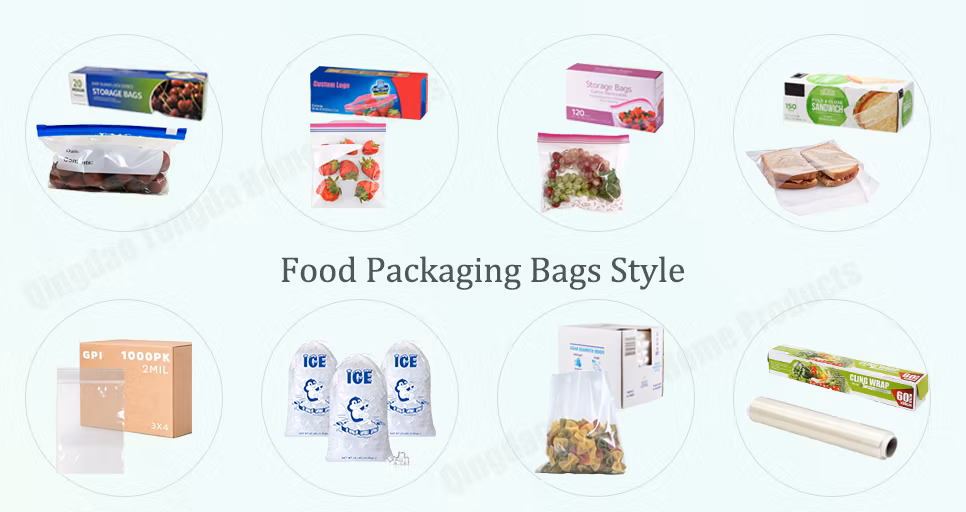 New Arrival PE Food Grade Double Color Zipper Ziplock Plastic Packaging Freezer Storage Grip Sandwich Bags for Fruit Snack Vegetable Candy Meat Storage
