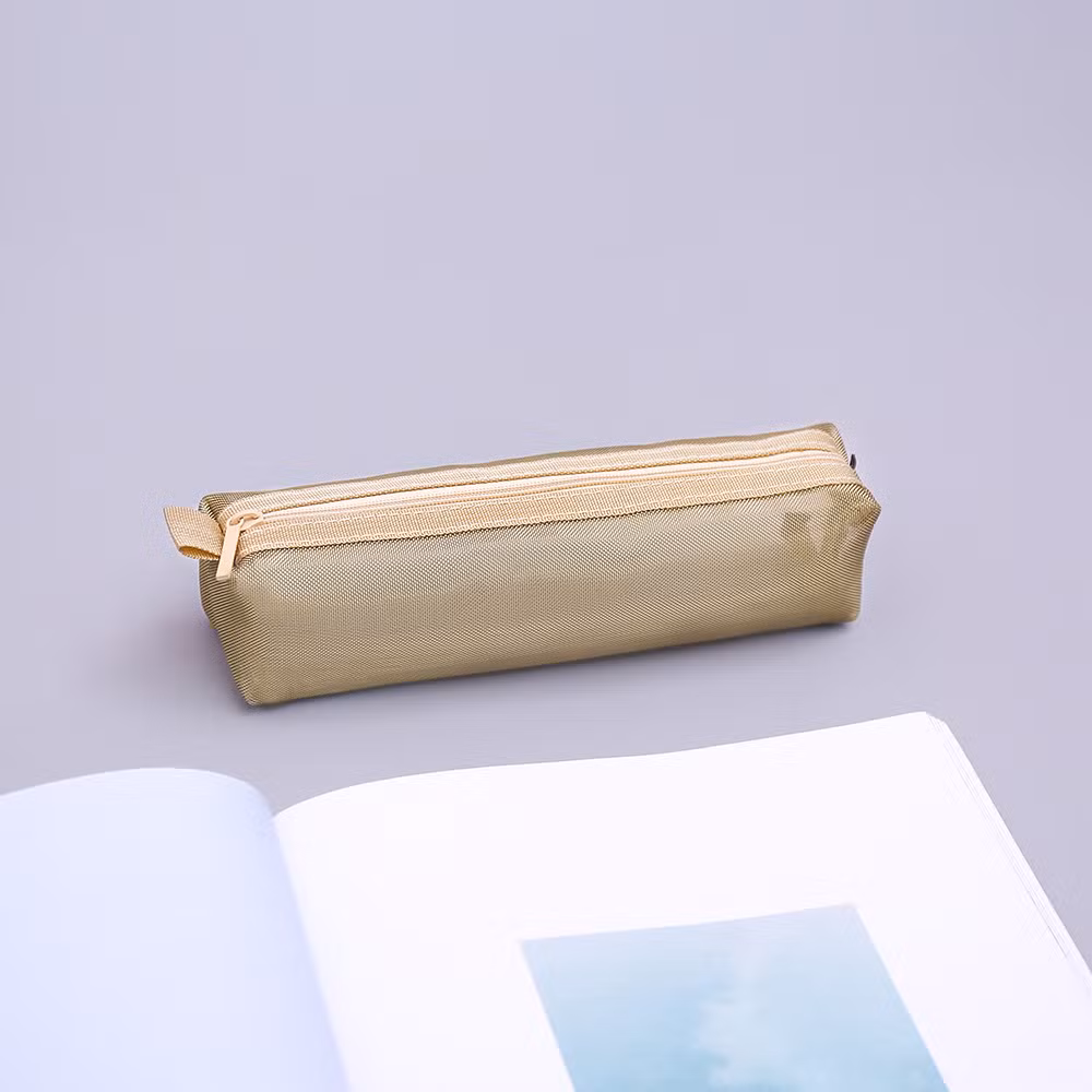 Popular Portable Transparent Mesh Simple Single Layer Student Pencil Case