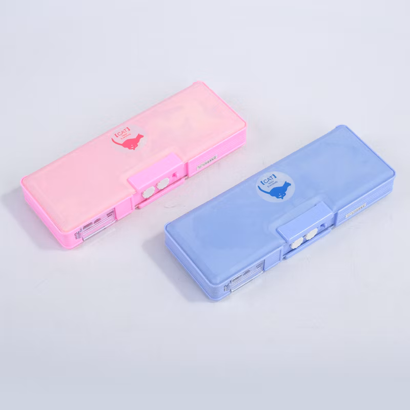 Cat Pattern Cat Person Stationery Creative Colorful Pencil Case