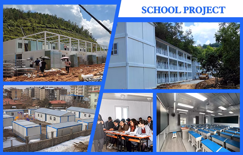 High Quality Construction Site Mobile Prefabricated Portable Container Office