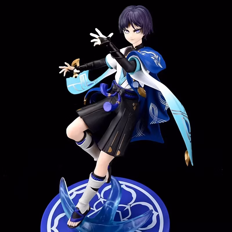 Genshin Impact Scaramouche Battle Scene Game Peripheral Model Box Anime Figure Cartoon-Character