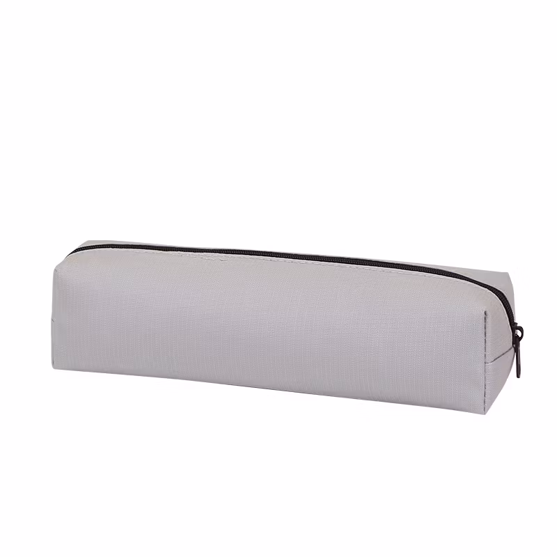 Custom Logo Oxford Cloth Solid Color Cute Pen Pencil Pouch Bag Case