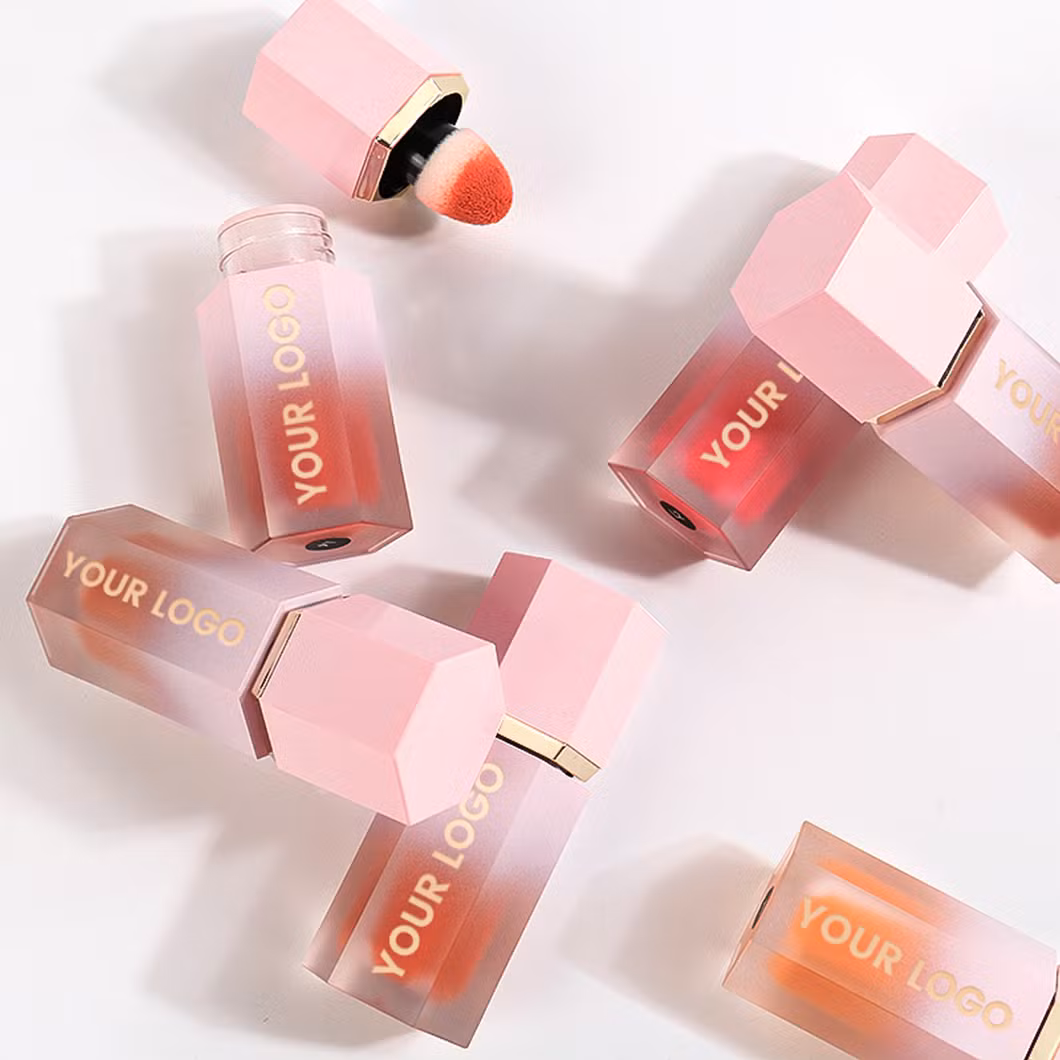 Hot Selling Cosmetics Cream Velvet Liquid Blusher for Liquid Blush