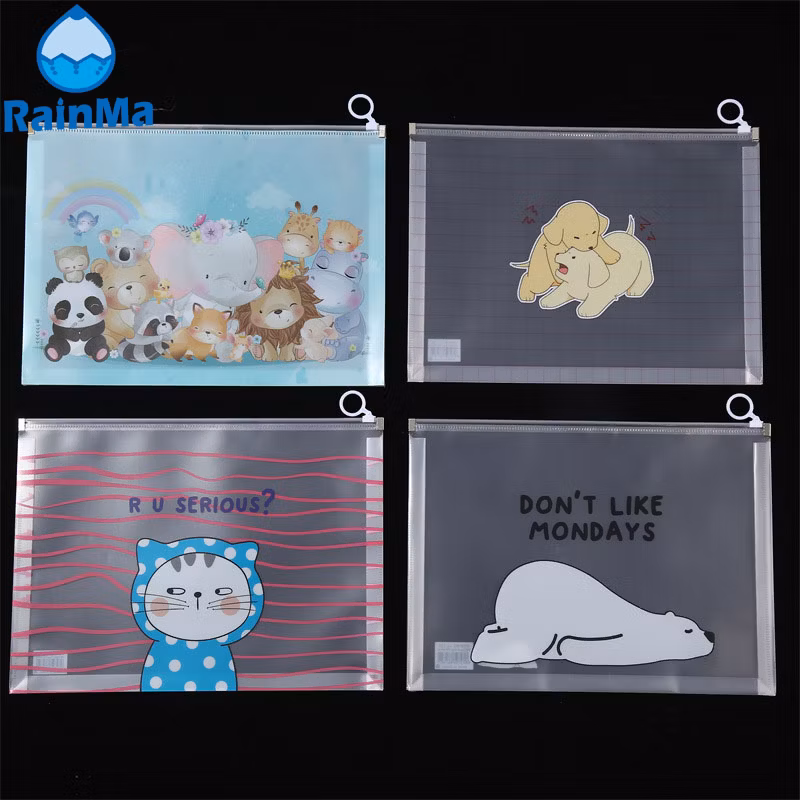 School Boy Pencil Pouch Waterproof Zipper Bag with Dinosaur Style
