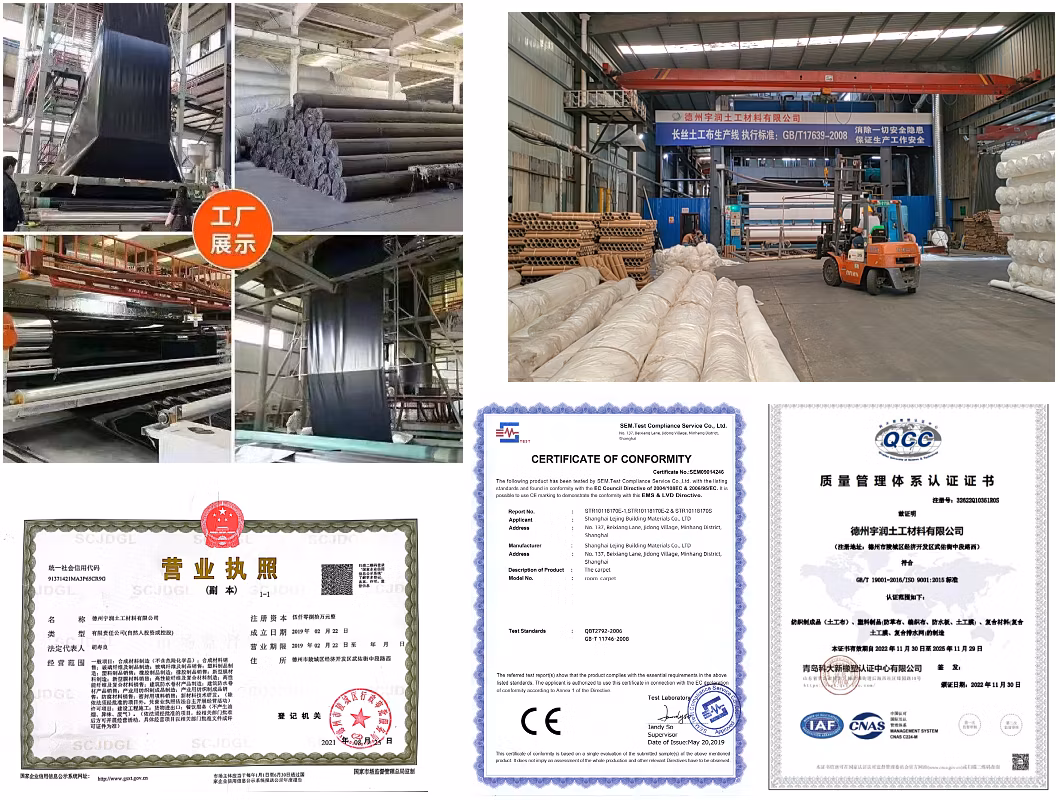 HDPE Geomembrane 0.3 mm 0.5 mm 0.75 mm 1.0 mm 1.5 mm Lotus Root Pond Waterproof Effect Good Custom Size Color