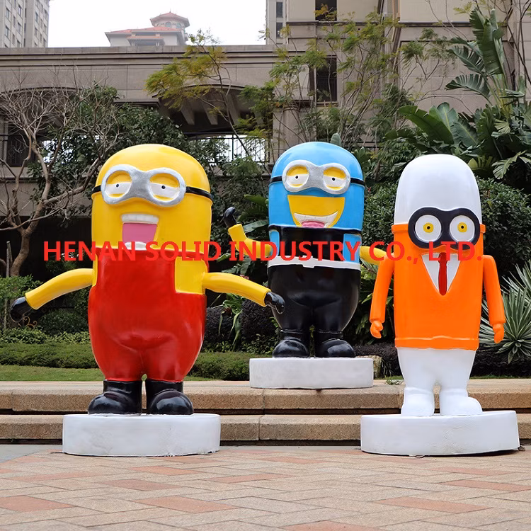 Cartoon Charaters for Display Made by Glass Fibre