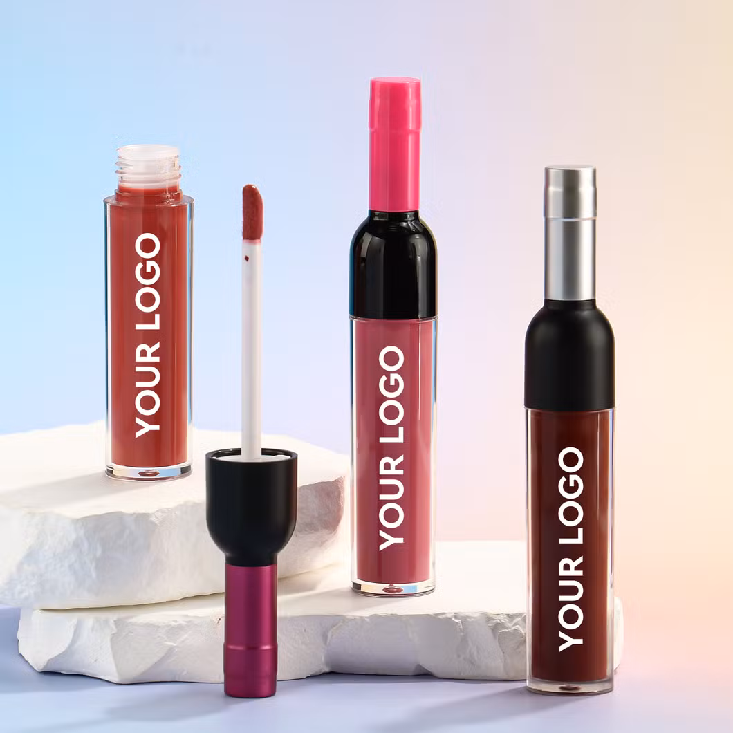 Velvet Matte Lip Gloss Private Label Cosmetics with Custom Packaging