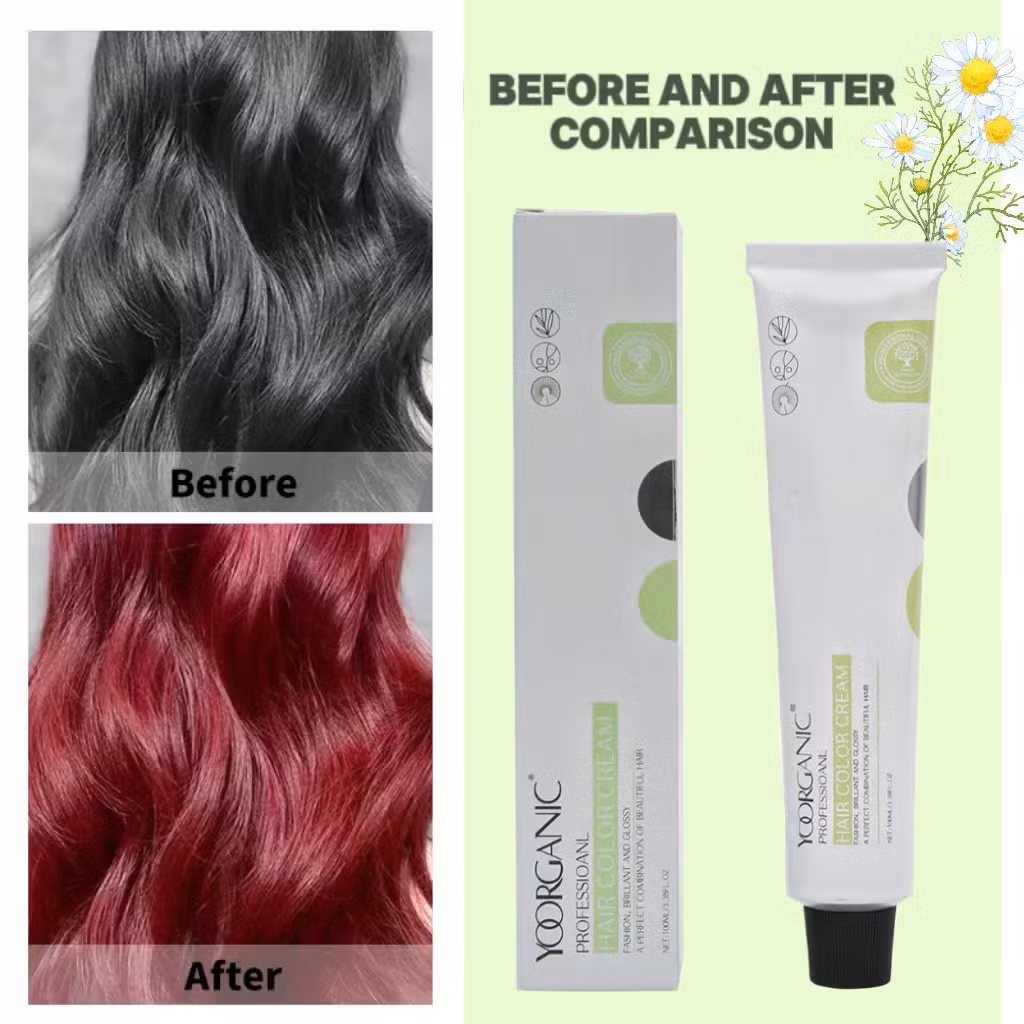 Low MOQ Best Price Shiny Quick Coloring Hair Color Cream Hair Dye