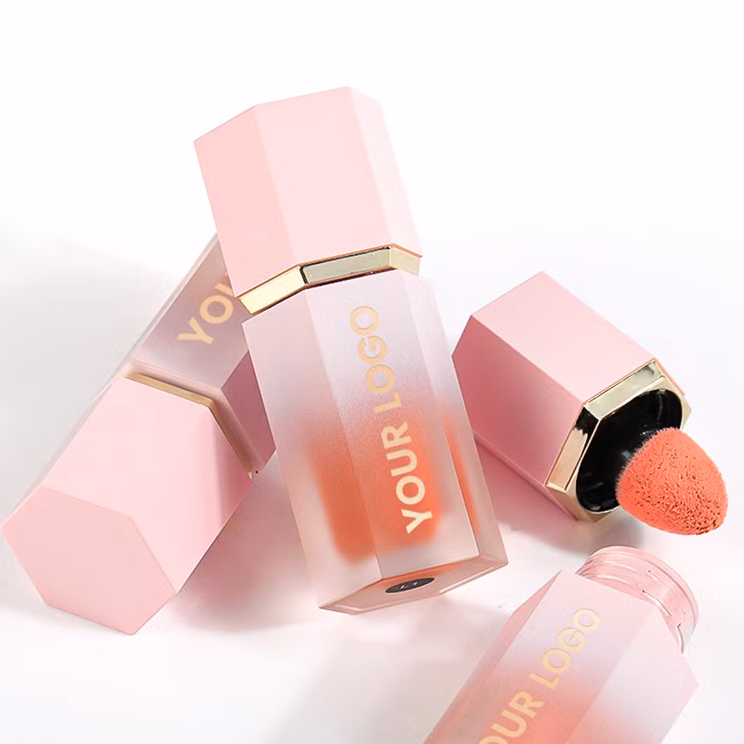 Hot Selling Cosmetics Cream Velvet Liquid Blusher for Liquid Blush