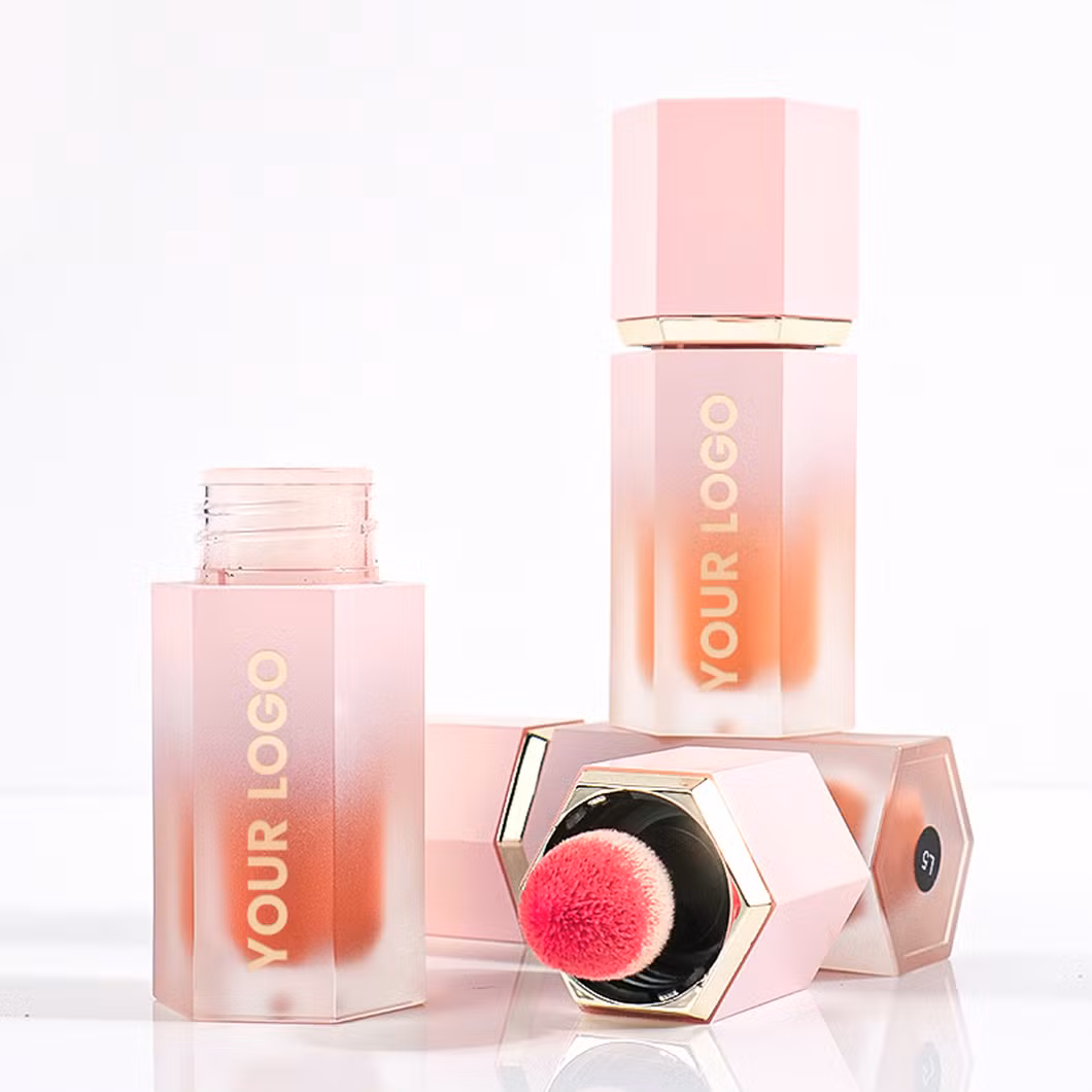 Hot Selling Cosmetics Cream Velvet Liquid Blusher for Liquid Blush