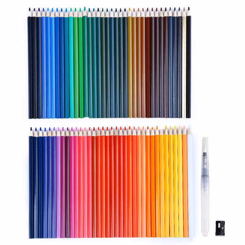 Manufacturer 12 Coloured Pencils Artist School Student Products Wooden Pencil Set Children′s Coloured Pencil Case