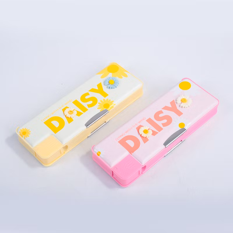 Daisy Flower Cute Cartoon Large Capacity Stationery Pencil Case