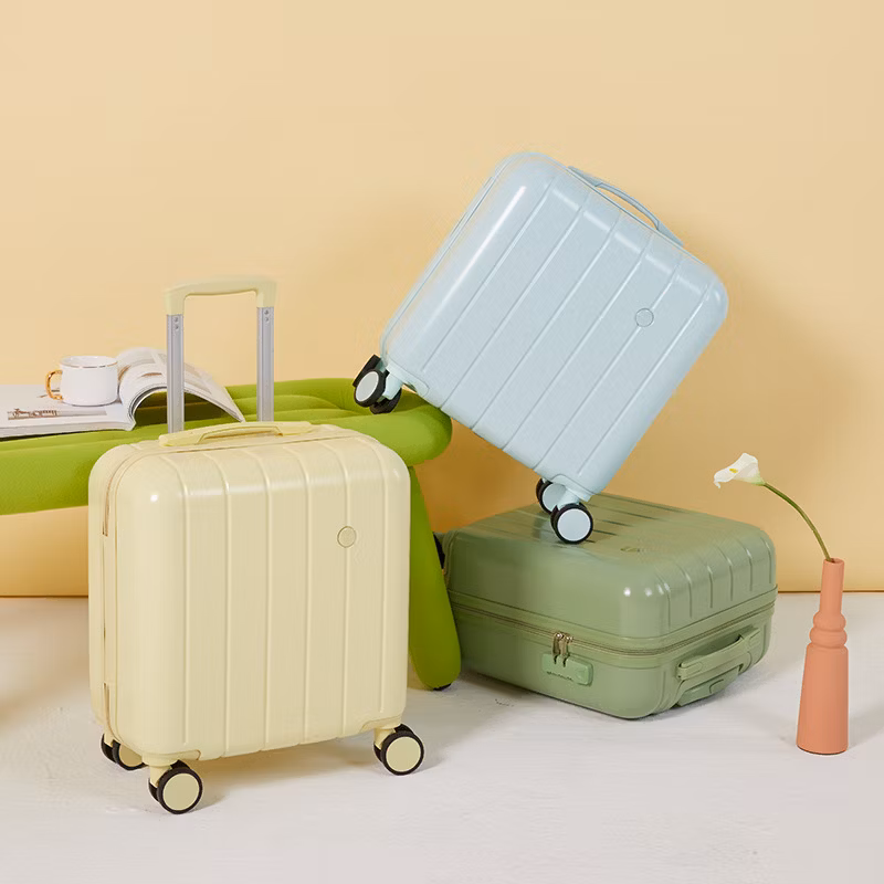 18 Inch Children′s Luggage, Small, Lightweight, High Aesthetic Mini Boarding Case, Short Distance Travel Trolley Case