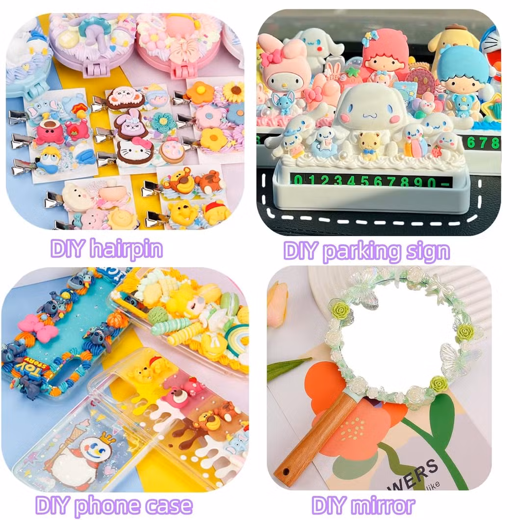 100g Simulation Whipped Pearlesent Cream Clay Glue DIY Phone Case