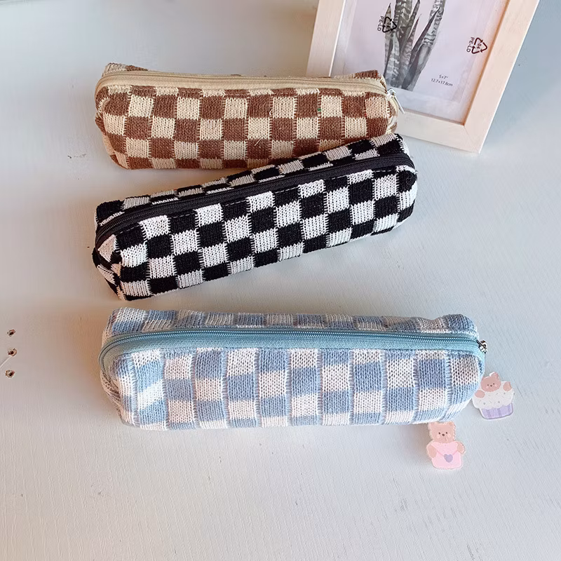 Promotional Zipper Lovely Circular Pencil Bag Pencil Case for Promotion Gift