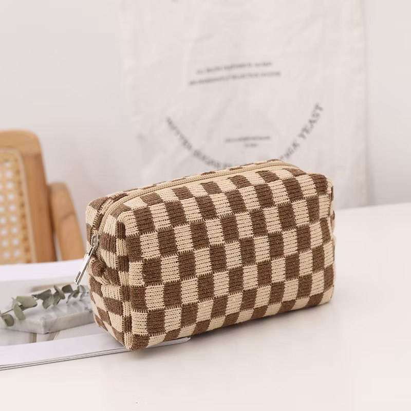 Promotional Zipper European Style Triangle Pencil Bag Pencil Case for School & Office