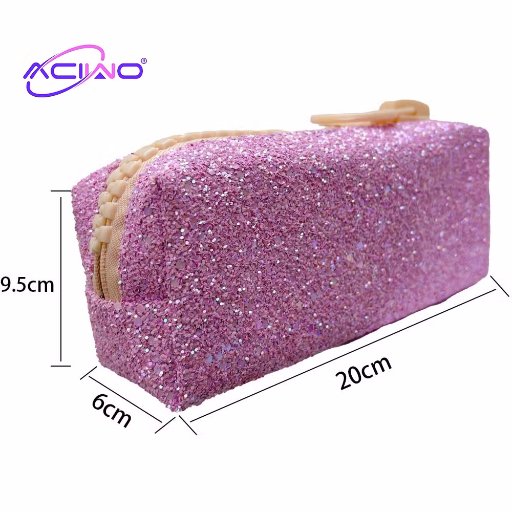 School Supplies Shiny Pencil Case Student Minimalist Stationery Box Large Capacity Pencil Box (10079)