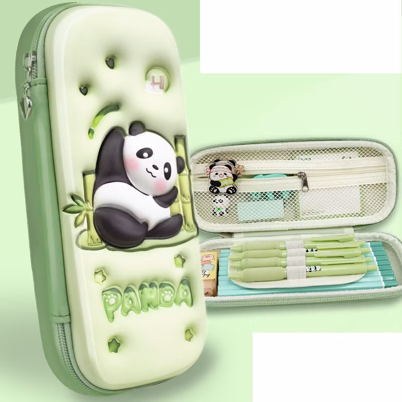 3D EVA Lovely Cartoon Primary School Office Children Students Promotion Gift Stationery Kids Pencil Bag Box Case