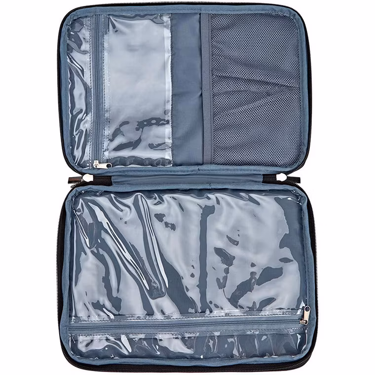 Portable Double-Layer Pen Storage Organizer Bag Pencil Carrying Case for Tool Accessories