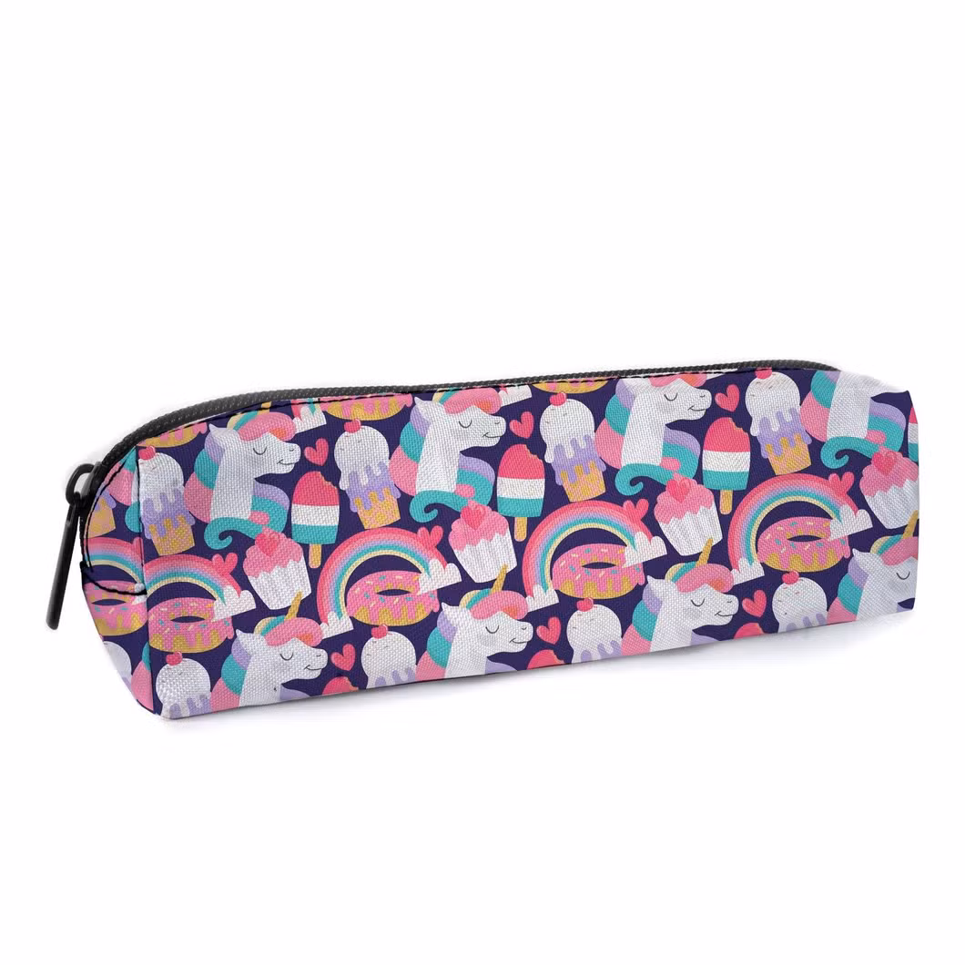 Factory Price Unicorn Cute Anime Kids Pencil Bag Custom Printed Pencil Bags Pouch Pencil Pen Cases for Kids Boys Girls