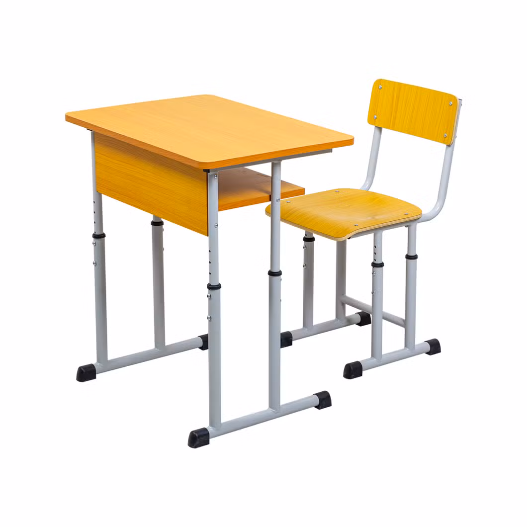 School Adjustable Height Classroom Student Desk and Chair Set Furniture
