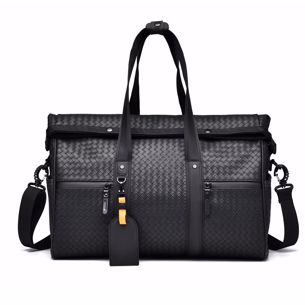 Large Capacity Fitness Travel Duffel Bag Wet Dry Separation Waterproof Polyester Sports Bag Cover Simple Carry-on Luggage Laptop Gym Weekend Overnight Tote Bag