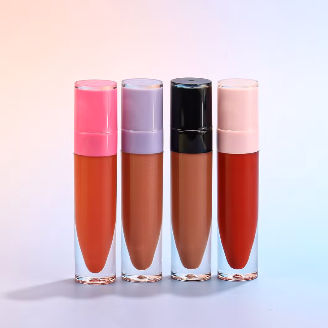Matte Lip Gloss Cosmetics Private Label with Matte Finish Free Samples Bulk