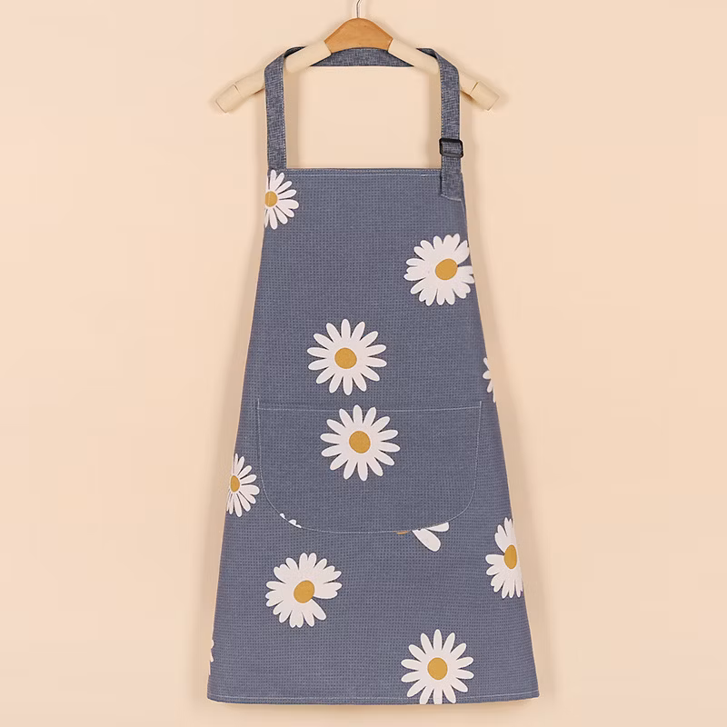 New Fashionable Cotton Cloth Thickened Dirt-Resistant Breathable Kitchen Household Work Clothes Labor Insurance Wholesale Apron Hoodie