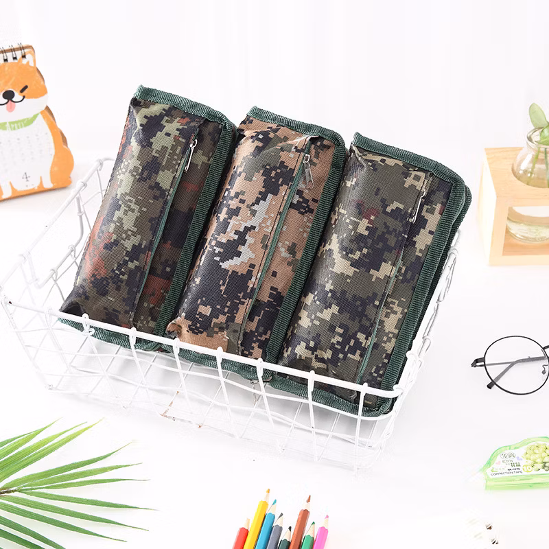 Cool Camouflage Color Pencil Case for School Boys