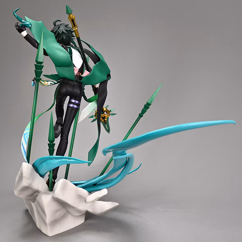 Genshin Impact Xiao Night Kite Wind Dharma Protector Night Fork Model Animation Surrounding Cartoon-Character