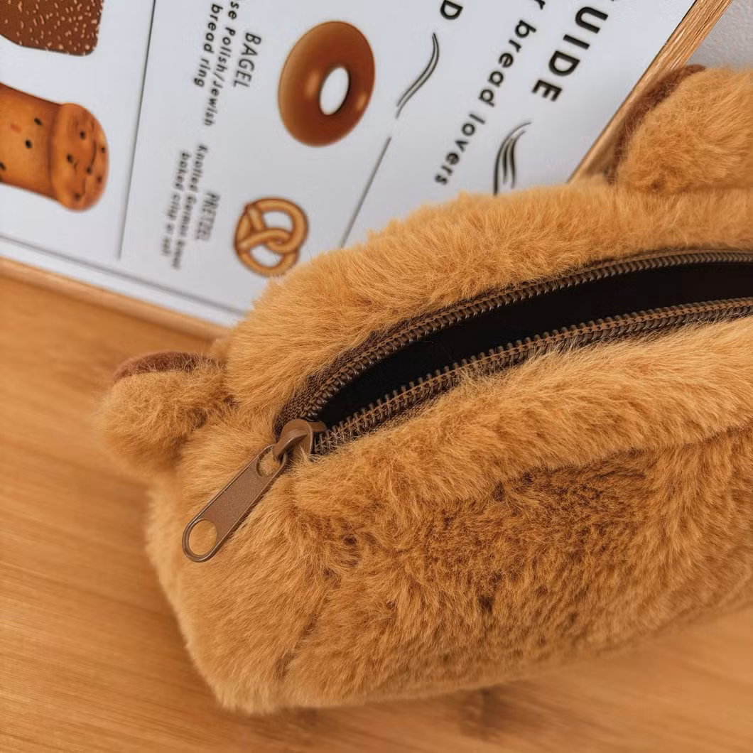 Large Capacity Pencil Bag Capybara Cartoon Multi-Function Pen Bag