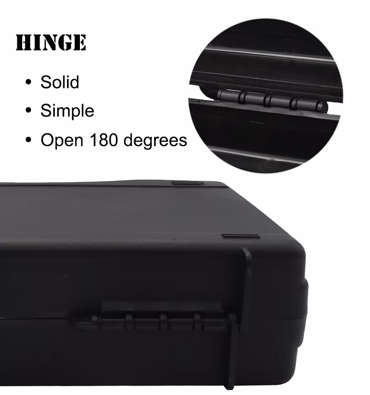 China Manufacturer Simple Plastic Carry Tool Case with Foam