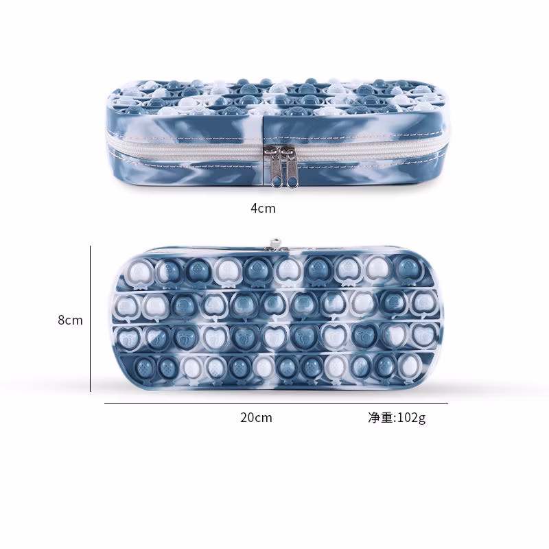 Large Capacity Stationery Box Pop Push Its Pencil Case for School Students Teens