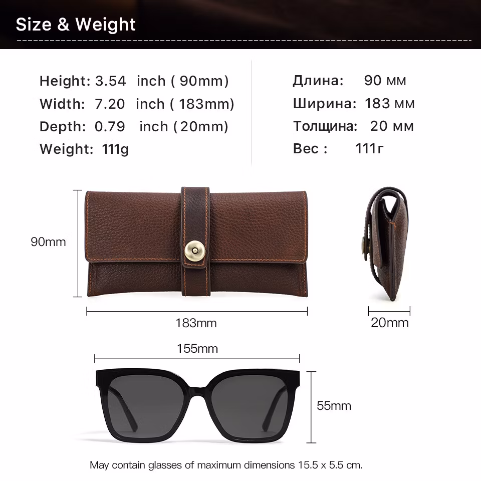GA145 special logo sports box luxury brand cases customized leather custom unique storage pouch travel high quality whole sale sunglasses case