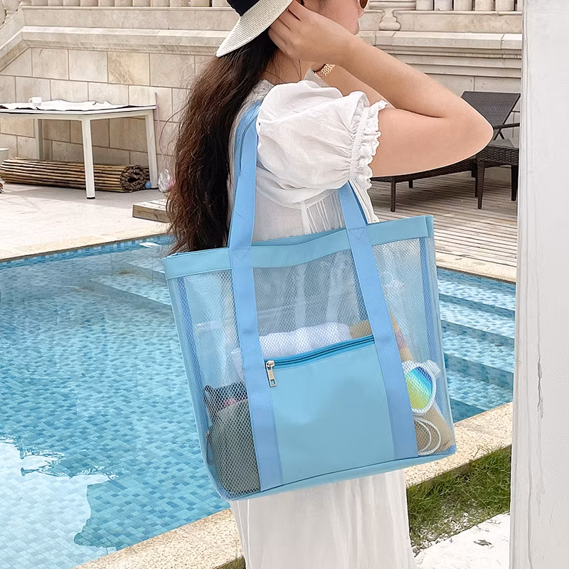 Dry-and-Wet Separation Large Capacity Beach Bag Travel Clothing Toy Storage Bag