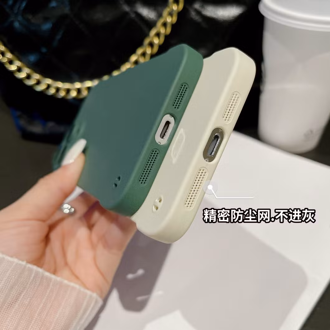 Solid Color Matte Skin Feel Frameless Case Suitable for iPhone 7-15